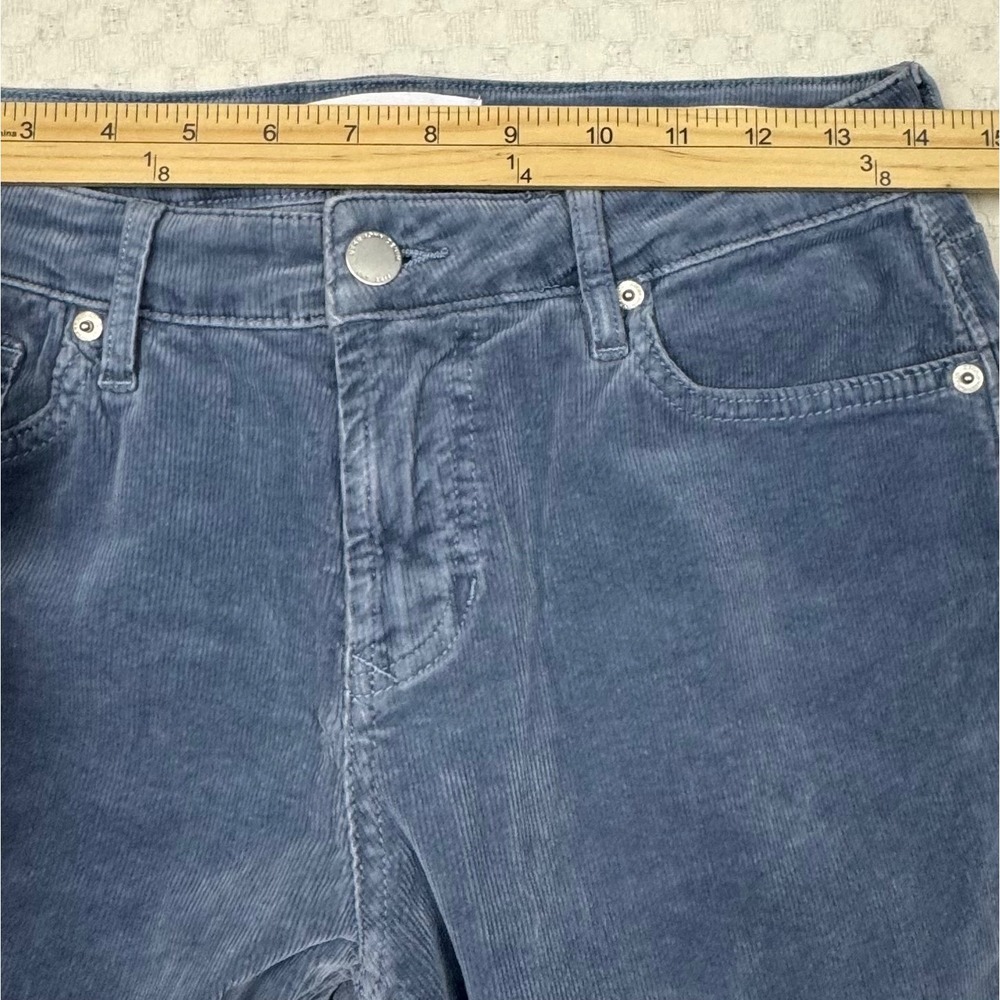 Dear John Blaire Straight Corduroy Pants Womens Size 28 Dusty Blue Stretch - Picture 7 of 11